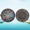 Twelve Constellations Colorful Ancient Silver Medal—Perfect Birthday Gift: 12 Zodiac Commemorative Coins for Friends