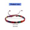 12Pieces Multicolor Bohemian Bracelet Collection Soft Fabric Artistic Wristband Jewelry For Stylish Individuals