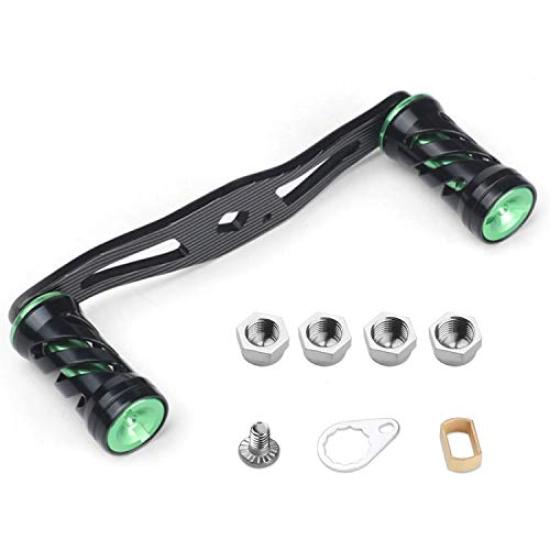 

VISPREA Baitcasting Reel 109mm Aluminum Alloy for and Abu Garcia YU76 Replacement Part Handle, Crank, Shimano, Daiwa, (Green) -