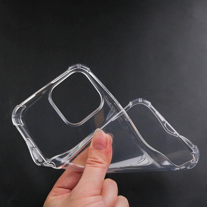 Xiaomi 17 Pro TPU Transparent Edge-Wrapping Phone Case