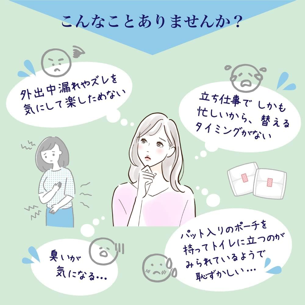 BAZETITUS Stylish Absorbent 50ml For Heavy Sanitary Incontinence Absorbent Back Leakage Absorbent Safe Panties for Women Pure Size Panties,