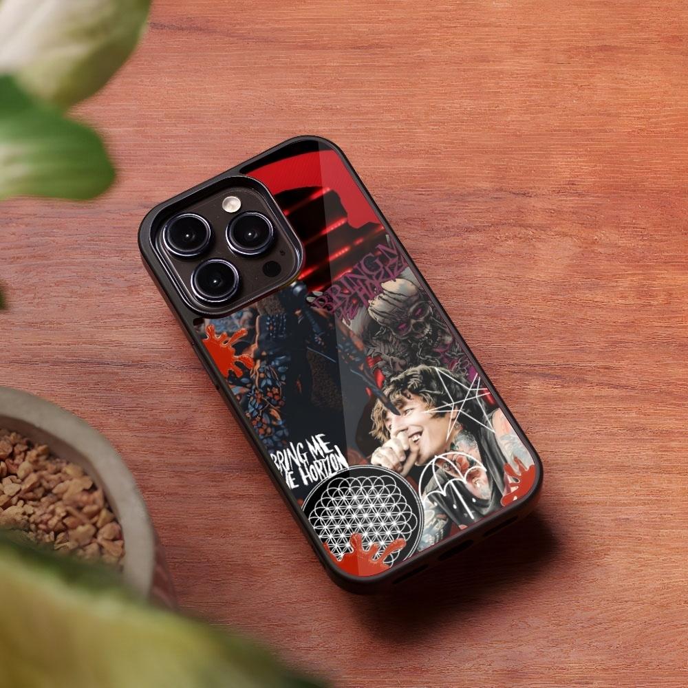 Bring Me The H-Horizons BMTH Phone Case for Iphone 16 15 14 13 Pro Max 12 11 Mini 7 8 Plus Se Xr X Xs Fundas Shell PC+TPU Cover
