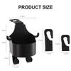 1pc Car Seat Headrest Hook Storage Organizer Headrest Cup Holder For Handbag Fit Vehicle Car Accessories Universal