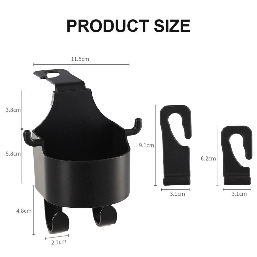 1pc Car Seat Headrest Hook Storage Organizer Headrest Cup Holder For Handbag Fit Vehicle Car Accessories Universal