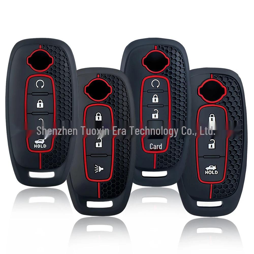 Silicone Honeycomb Key Cover for 14th Gen Nissan Sylphy/Teana/Ariya