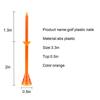Fengyi Ultra-Fine Low Resistance 83mm Golf Tees - 100 Mixed Colors