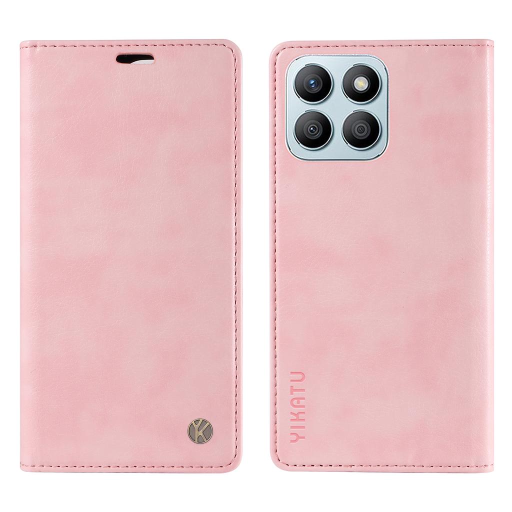 YIKATU YK-006 For Honor X8b 4G Magnetic Case Litchi Texture Stand Phone Cover