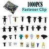 Universal Auto Fastener Kit 200-1000pcs Assorted 30 Types Bumper Door Clips Retainer Rivets for Vehicle Quick Fix