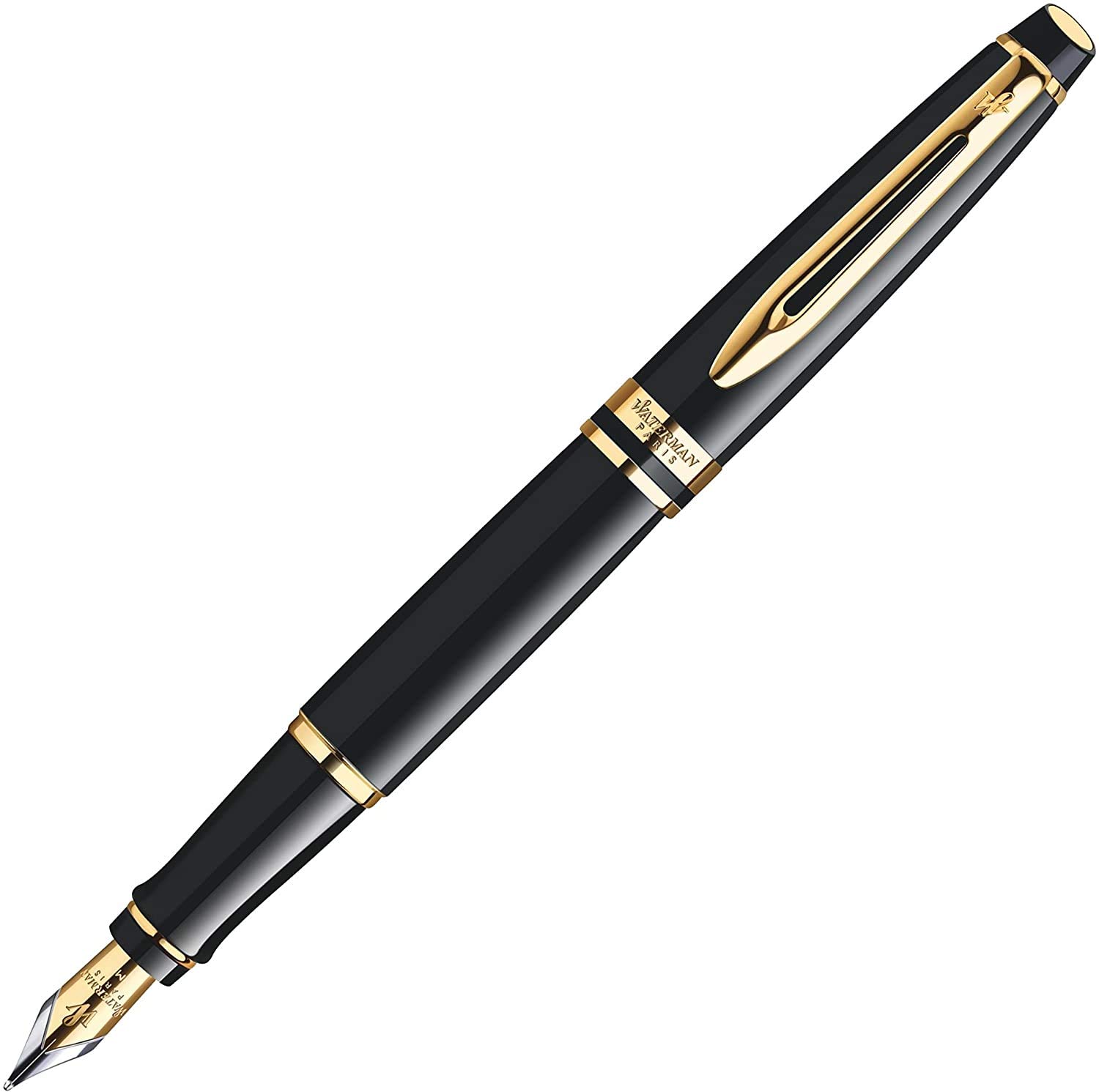 

Ручка-перье Waterman Expert Essential Черный GT Отделка с золотым покрытием 23 карата Размер F S2243112 [Бесплатная гравировка]