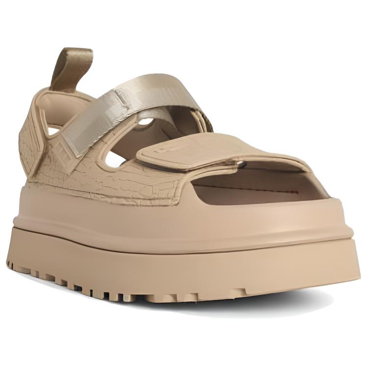UGG Goldenglow Simple Comfortable Slide Sandals Women Sandals Brown 1175311-MDSD