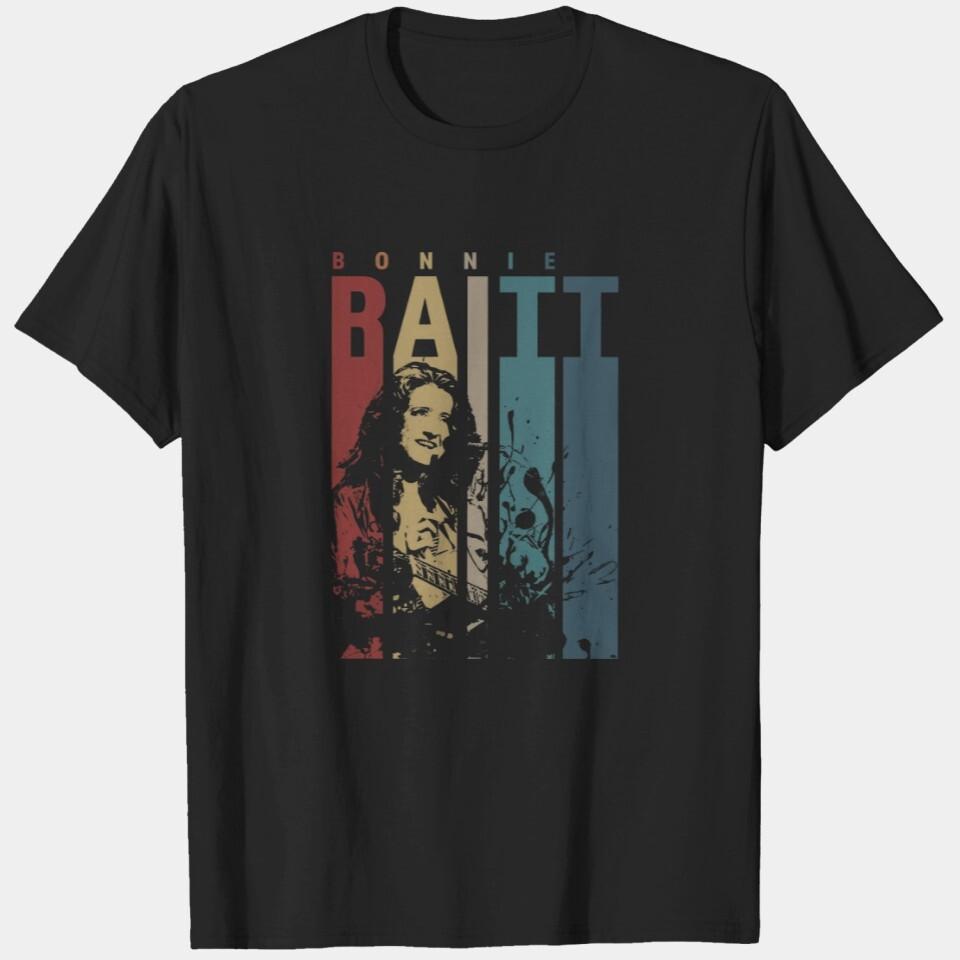 Bonnie Raitt Vintage Unisex T-Shirt Full Sizes S - 5XL Multicolor