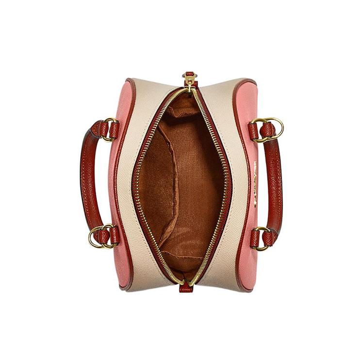 New COACH Sydney Split Cow Leather Shoulder Bag, Crossbody Bag, Handbag Regular Women's Mixed Candy Pink CC784-IMS5K
