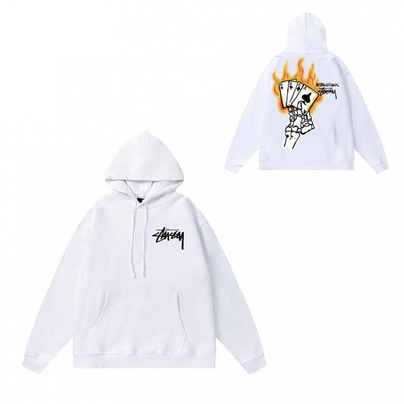 Mens Oversized Hooded Sweatshirt With Letter Print Heavyweight Cotton Winter Streetwear Style