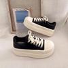 Fashion commuter retro platform white shoes women's 2025 new autumn versatile light casual sports shoes