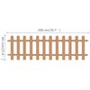 WPC Slatted Fence 200x60 Cm