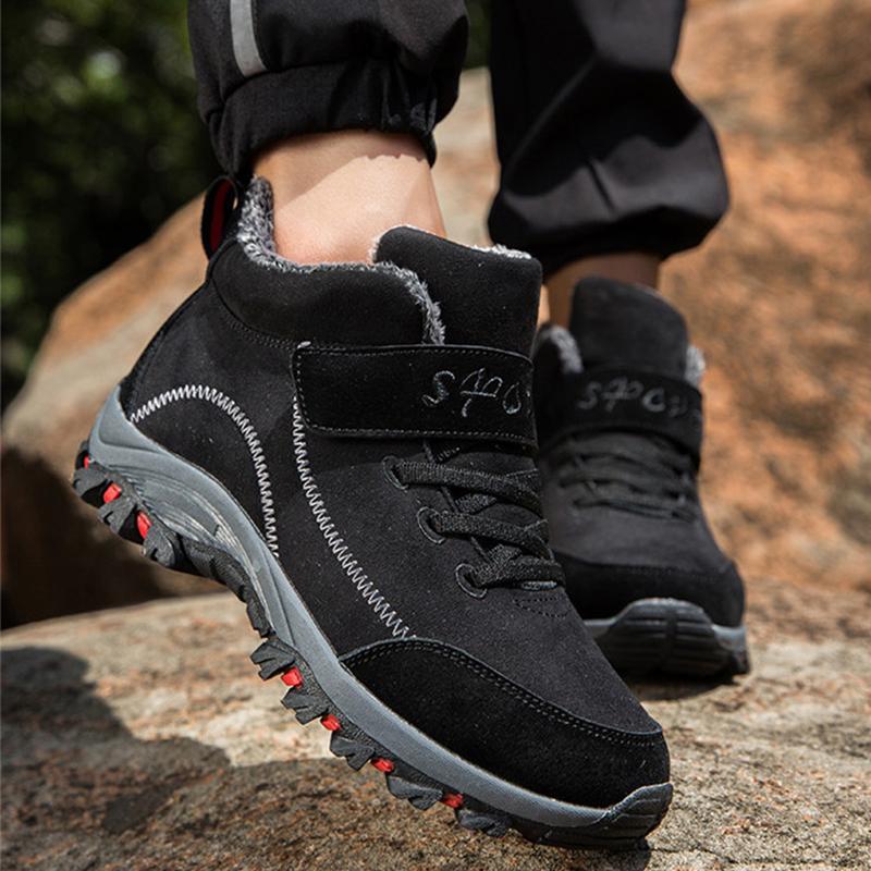 Winter Anti-skid Men and Women Casual Shoes Plush Warm High Top Snow Boots