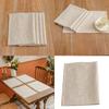 Linen Dining Placemat With Florals Daisy Designs Slip Resistant Base Easy Cleaning Tableware
