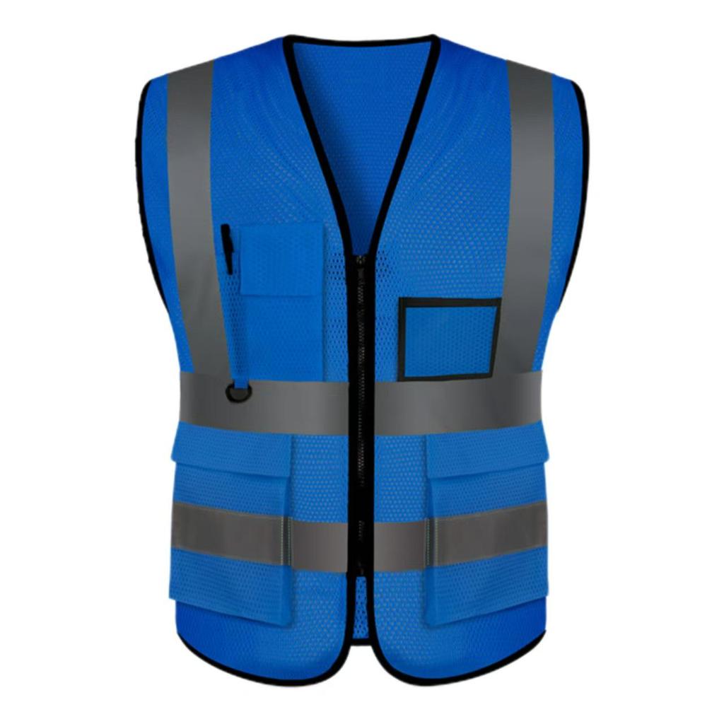 Multi-Pocket Reflective Vest for Drivers, Sanitation, Traffic, Cycling & Construction