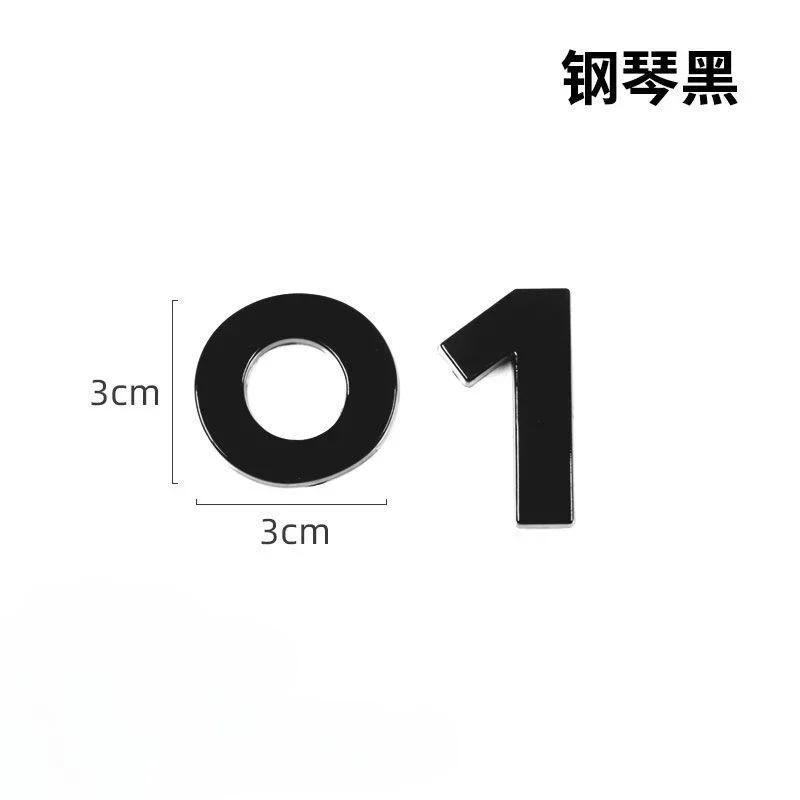 

For Lynk&Co 01 02 03 05 Rear Black English Letter Car Modification Black Warrior Decoration car Accessories Black1