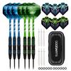 Darts Metal Tip Set 6 Aluminum Shaft Metal Dart Set Professional Darts Steel Tip Sets