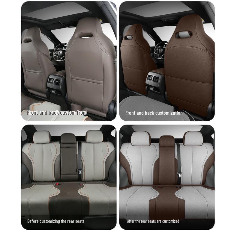 Breathable Linen Full Coverage All-Season Seat Covers for BYD Destroyer 05