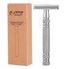 Platinum Double-Sided Safety Razor for Home Shaving