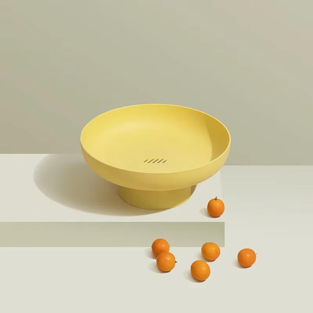 Multi Functional Fruit Bowl for Home Use Modern Design Snack Tray Candy Plate Dessert Stand Suitable for Kitchen and Dining Table Display