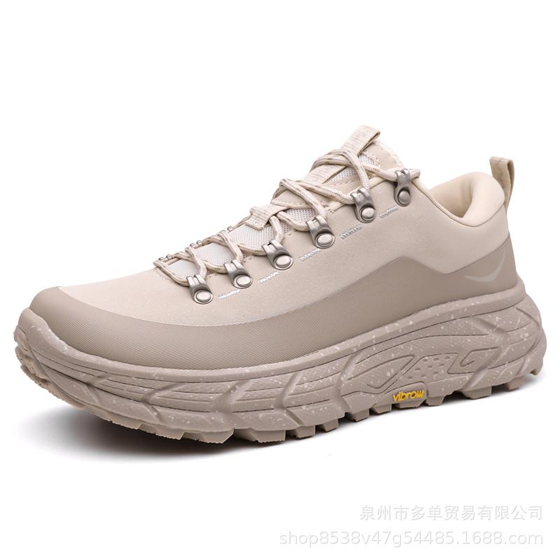 

HK high-quality urban outdoor leisure hiking shoes platform-soled lightweight functional shoes men s off-road sports shoes 45 бежевый