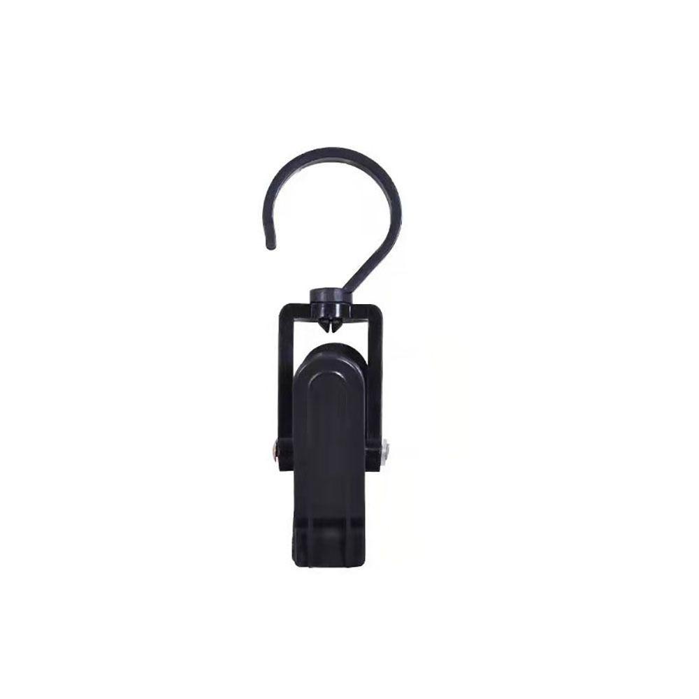 360° Rotation Plastic Clip Durable Multi-Purpose Hook Clothes Storage Clip Compact Design Space Management Curtain Clip