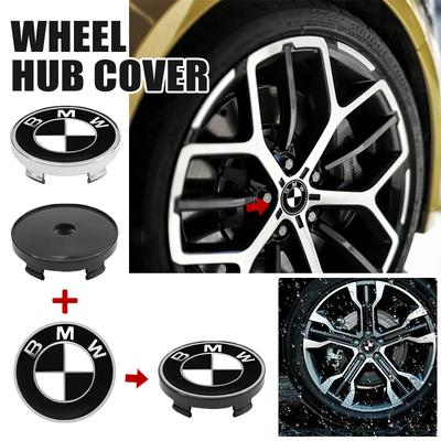 4PCS 56MM Car Styling Wheel Center Cap Hub Covers Badge Accessories For BMW X3 X5 M5 M3 E46 E90 E60 F10 E39 F30 E36 G30 E87 E70