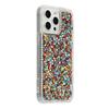 For iPhone 16 Pro Max Case Rhinestone Edge Glitter Epoxy TPU Phone Cover