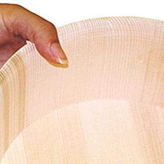 Natural Wood Bath Tub That Gives You a Sense of Round Mouth Diameter 22 X Height 10 the Water Does Not Get Cold and Its Round Feel Soothes Your Body