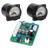 VU Meter Panel Kit 2PCS Warm Color Backlight Power Amplifier VU Meter with Driver Board