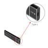 Carcasa SSD M.2 NVMe USB3.1 Almacenamiento Externo Carcasa HDD 10Gbps Caja SSD PCIe Para Disco Duro SSD NGFF SATA Para PC Portátil