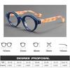 Men Retro Reading Glasses Anti Blue Light Eyewear Trend Ultra-lightweight Round Frame Women Presbyopic Eyeglasses Frame Unisex
