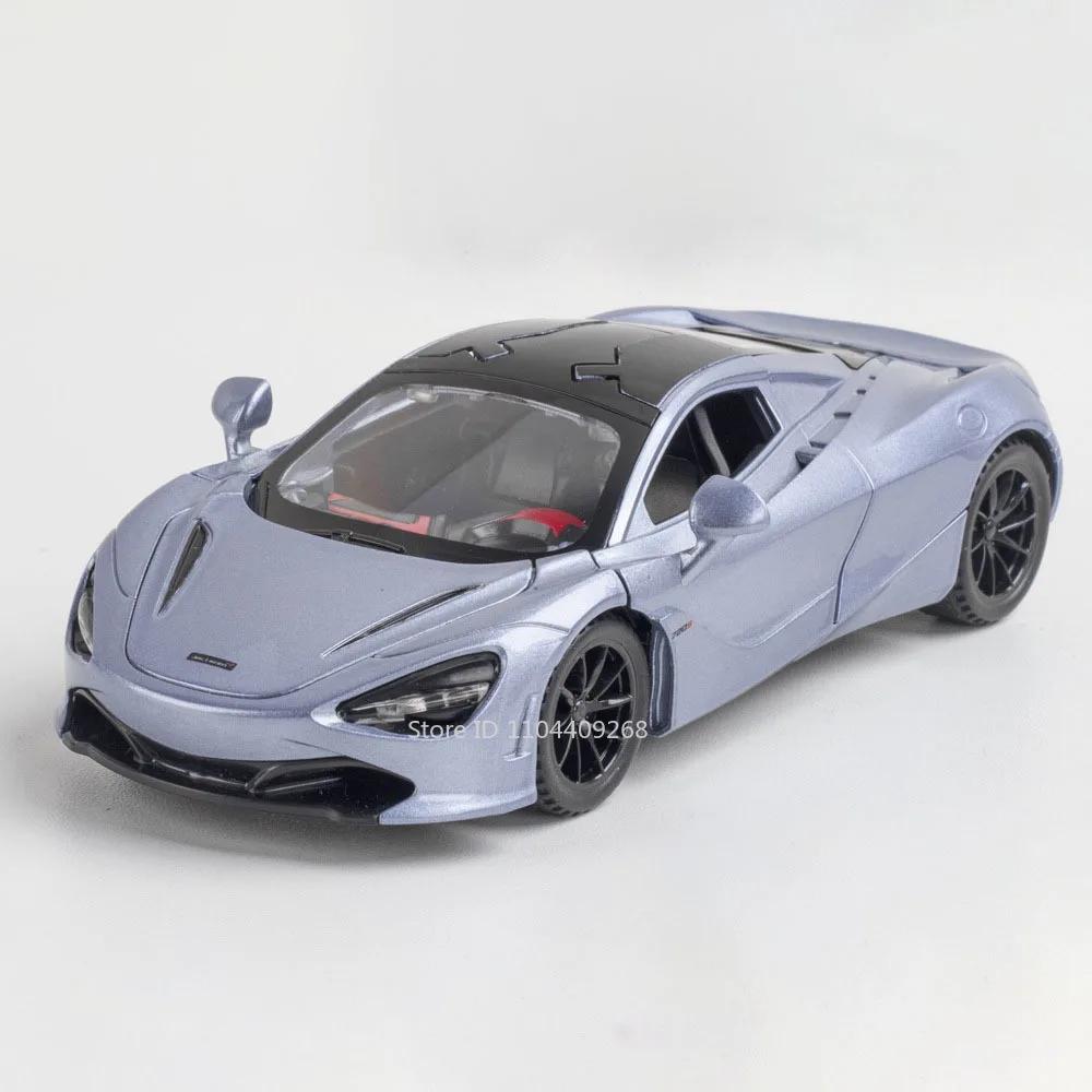 

1:32 Scale 720S 765LT Toy Car Model Alloy Diecast Doors Opened Lift Tail Wing Miniature Supercar Models Home Decor Decoration