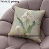 Floral  Mushroom Print Throw Pillow Covers Pattern Cushion Cover Suitable For Sofa Bedroom Car Pillow Cover