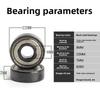 Roller Skating Bearings High Speed Silent Professional Single Row Black Gold Ice Skates 608z Skateboard Drift Board 16 Pieces