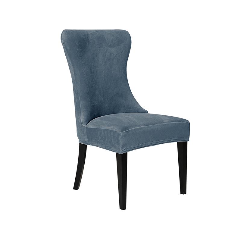 

Чехол для изогнутого стула с высокой спинкой Silver Fox Velvet 2023 года — современный, нескользящий, износостойкий дизайн See details for specific dimensions