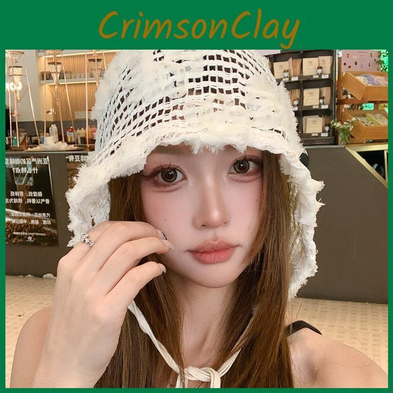 Solid Color Flower Knitting Versatile Unisex Alphabet Fall Winter Hat Outdoor