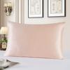 One Side 100% Mulberry Silk Pillowcase with Hidden Zipper Solid Color Pillow Case for Sleep and Skin Care