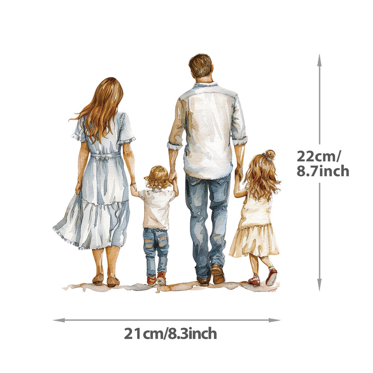 

Семейные термонашивки Наклейки на одежду Наклейки на футболки Diy Parches Ropa Термотрансферная аппликация Толстовки Нашивки на одежду