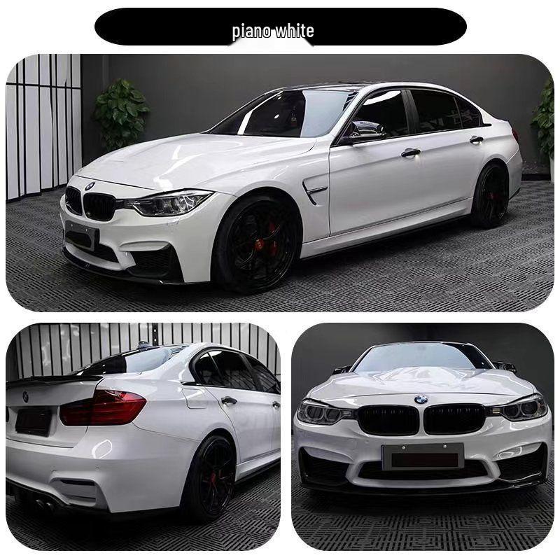Car PET Film: Beetroot Purple, Glacier Blue, Piano White, Glossy Black - Full Vehicle Color Change Wrap.