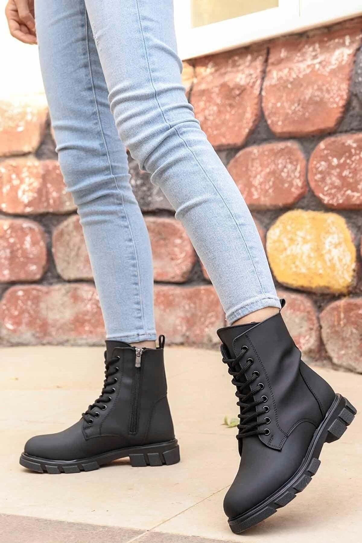 

Women Modern Stylish Fashion Boots Boots Feles Postal Boots Blackmatte 36