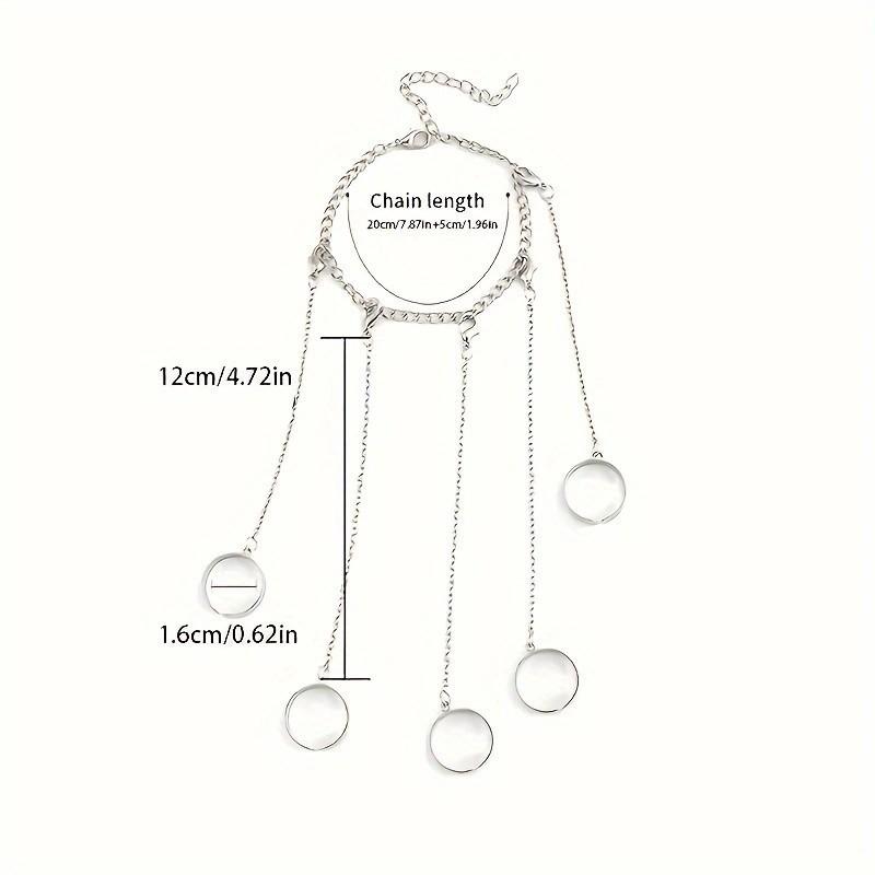 Meier Trendy Punk Style Creative Finger Interlocking Bracelet Ring - Detachable Cool Accessories