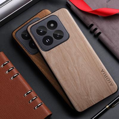 Xiaomi Mi 14 Pro Mobiele Telefoonhoes, Antislip en Anti-val Lederen Slijtvaste Beschermhoes