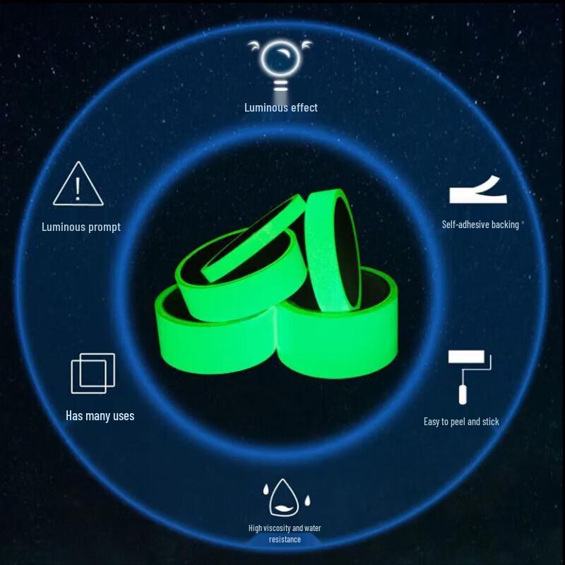 Glow-in-the-Dark Safety Tape