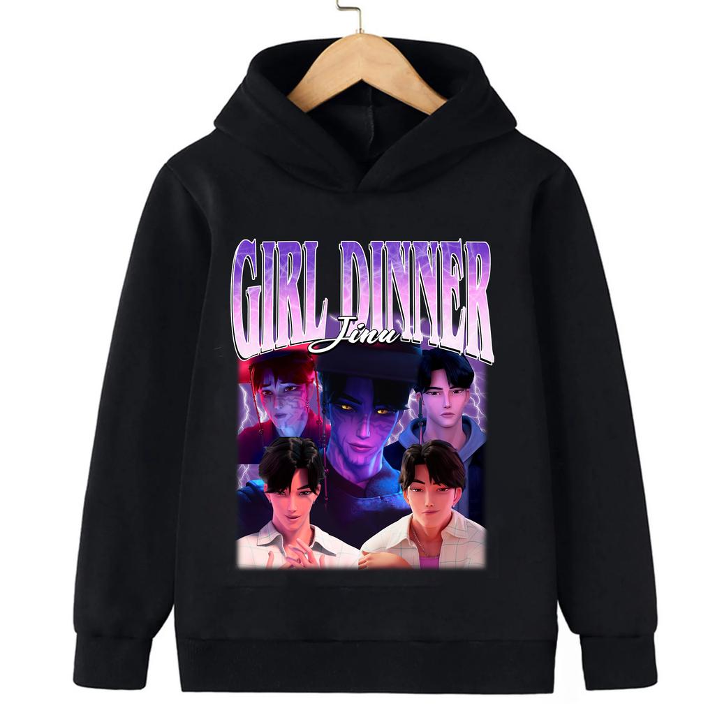 Zimní Nová Mikina s Kapucí Saja Boys Band Kpop Ďábel Pop Ďábel Lovec Inspirovaný Film Unisex Vysoce Kvalitní Módní Top