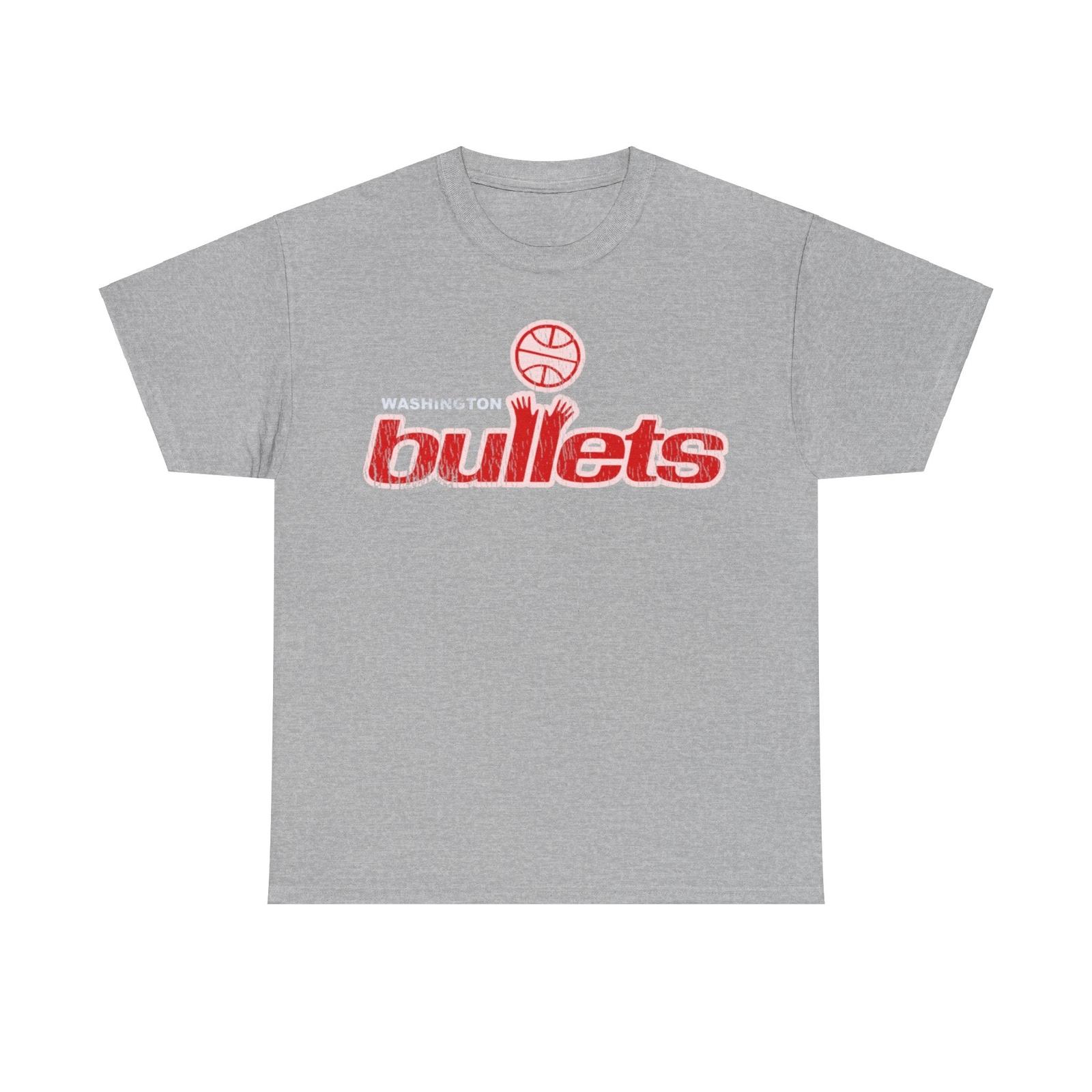 Washington Bullets Basketball Team Nostalgic Retro T-shirt S разноцветный
