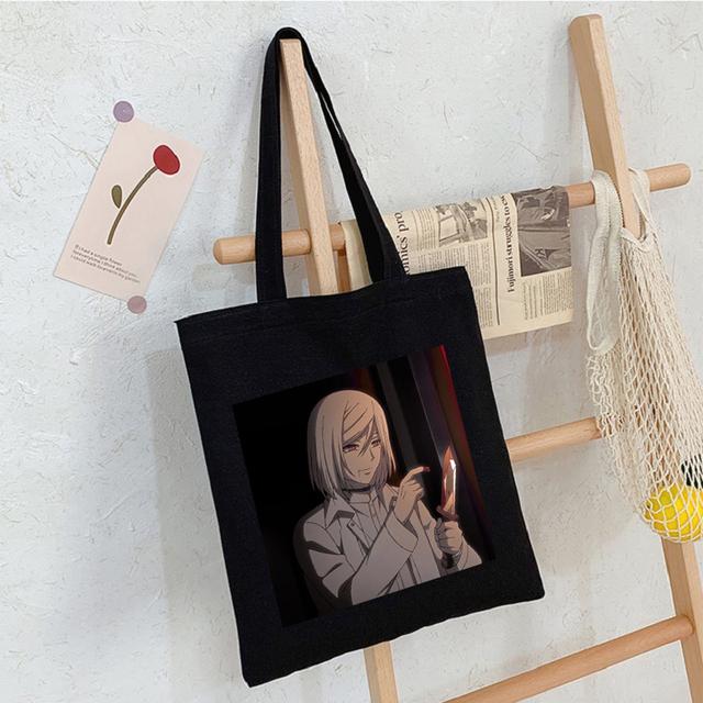 Akudama Drive Killer Japanische Anime-Leinentasche, Shopper, große Kapazität, modische Damentasche, Vintage-Handtaschen, klassische Umhängetasche